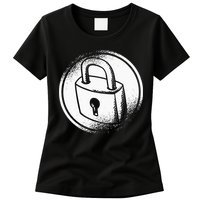 Locksmith Padlock Picker Key Maker Technician Locksmithing Womens T-Shirt