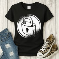 Locksmith Padlock Picker Key Maker Technician Locksmithing Womens T-Shirt