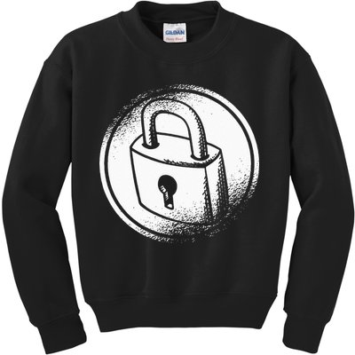 Locksmith Padlock Picker Key Maker Technician Locksmithing Kids Sweatshirt