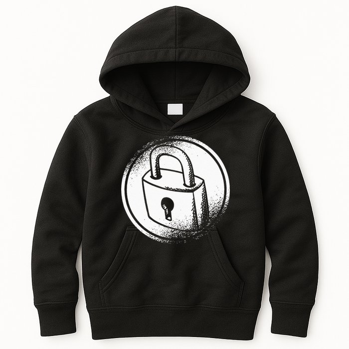Locksmith Padlock Picker Key Maker Technician Locksmithing Kids Hoodie