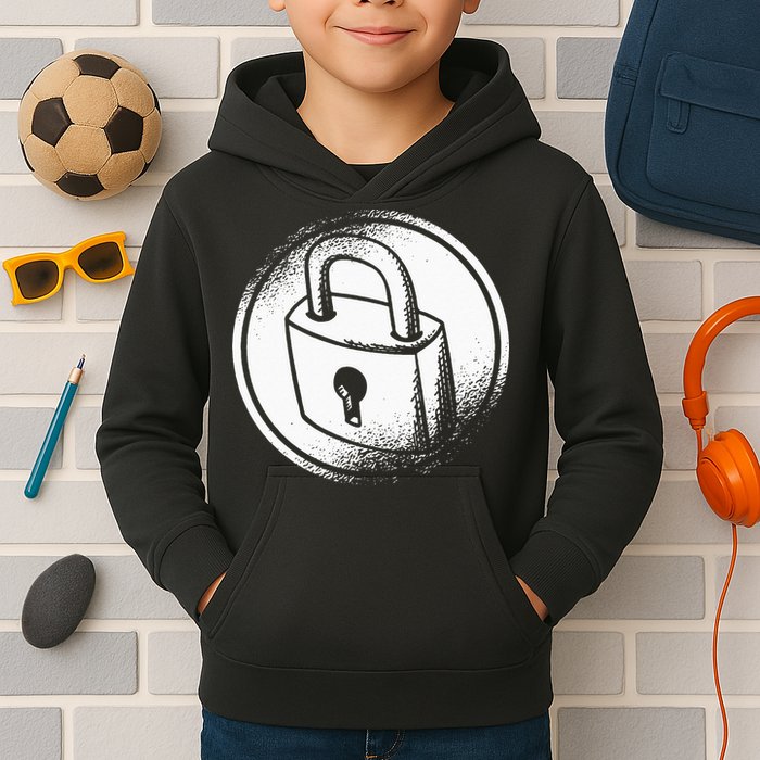 Locksmith Padlock Picker Key Maker Technician Locksmithing Kids Hoodie