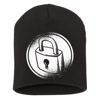 Locksmith Padlock Picker Key Maker Technician Locksmithing Short Acrylic Beanie