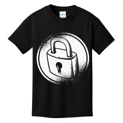 Locksmith Padlock Picker Key Maker Technician Locksmithing Kids T-Shirt