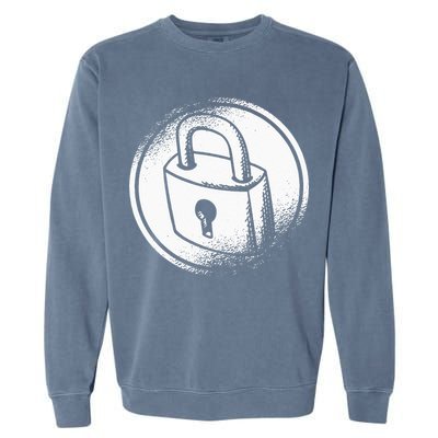 Locksmith Padlock Picker Key Maker Technician Locksmithing Garment-Dyed Sweatshirt