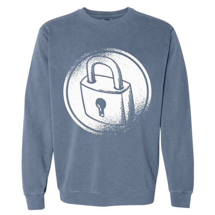 Locksmith Padlock Picker Key Maker Technician Locksmithing Garment-Dyed Sweatshirt