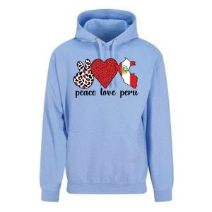 Love Peru Proud Peruvian Flag Peruvian Roots Meaningful Gift Unisex Surf Hoodie