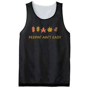 Leaf Peeping Peepin AinT Easy Leafer Fall Autumn Foliage Mesh Reversible Basketball Jersey Tank