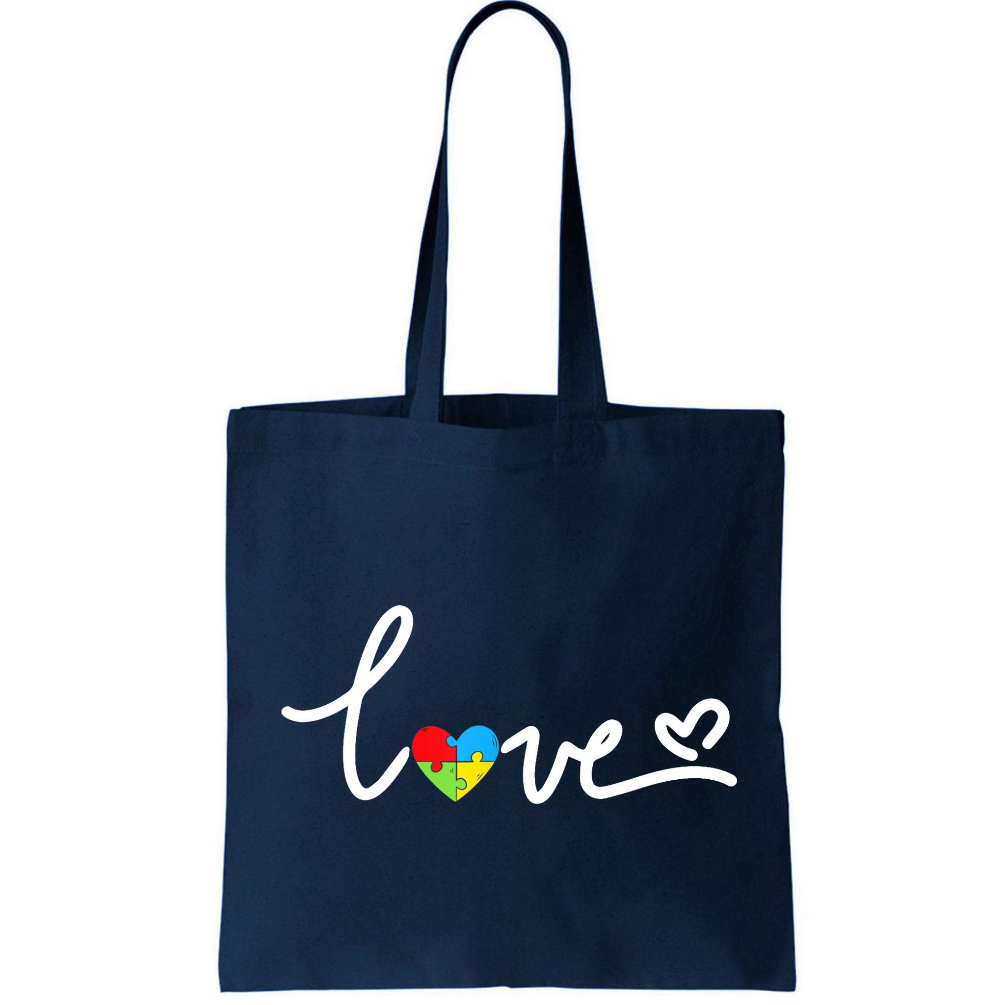 LOVE Puzzle Pieces Heart Autism Awareness Gifts Bag