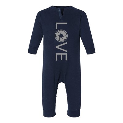 Love Photography Photographer Infant Fleece One Piece