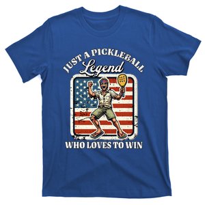 Legendary Pickleball Player Us Flag Pickleball Cute Gift T-Shirt