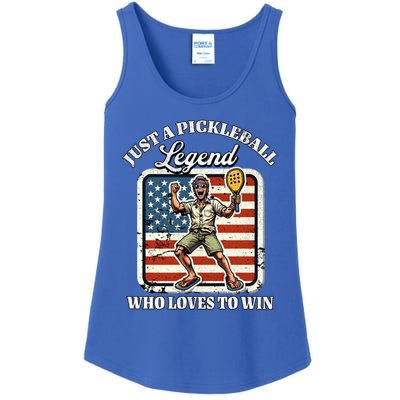 Legendary Pickleball Player Us Flag Pickleball Cute Gift Ladies Essential Tank