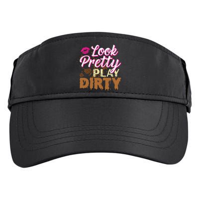 Look Pretty Play Dirty Mud Run Adult Drive Performance Visor