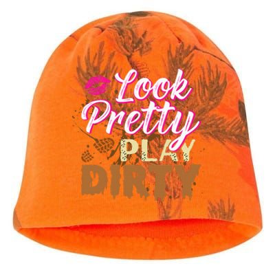 Look Pretty Play Dirty Mud Run Kati - Camo Knit Beanie