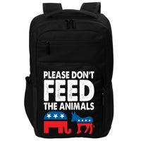 Libertarian Political Please Don't Feed The Animals Gift Impact Tech Backpack