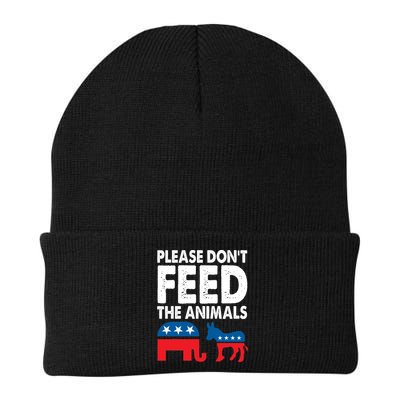 Libertarian Political Please Don't Feed The Animals Gift Beanie