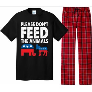 Libertarian Political Please Don't Feed The Animals Gift Pajama Set