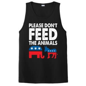 Libertarian Political Please Don't Feed The Animals Gift PosiCharge Competitor Tank