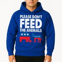 Libertarian Political Please Don't Feed The Animals Gift Hoodie