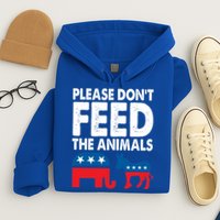 Libertarian Political Please Don't Feed The Animals Gift Hoodie