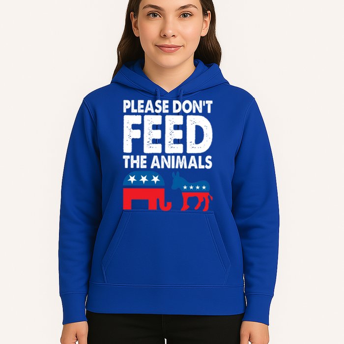 Libertarian Political Please Don't Feed The Animals Gift Hoodie