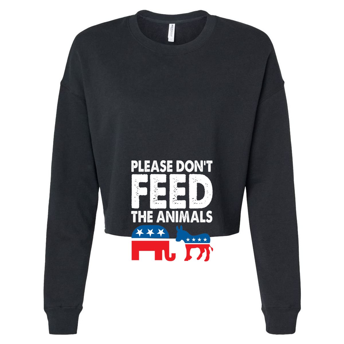 Libertarian Political Please Don't Feed The Animals Gift Cotton Canvas Backpack