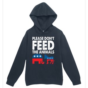 Libertarian Political Please Don't Feed The Animals Gift Urban Pullover Hoodie