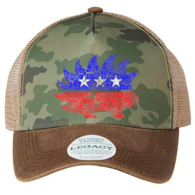 Libertarian Party Porcupine More Freedom Less Government Legacy Tie Dye Trucker Hat