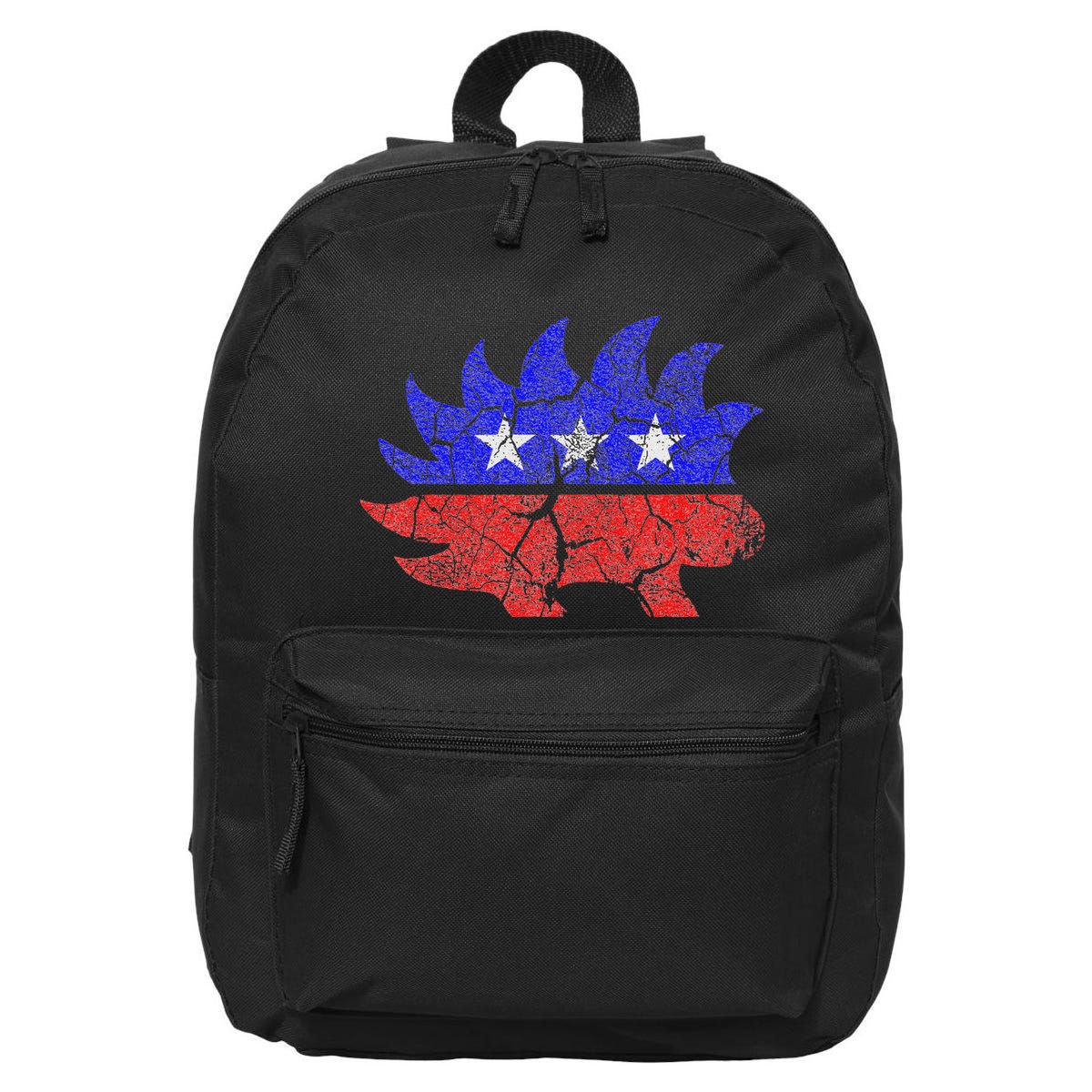Libertarian Party Porcupine More Freedom Less Government 16 in Basic Backpack