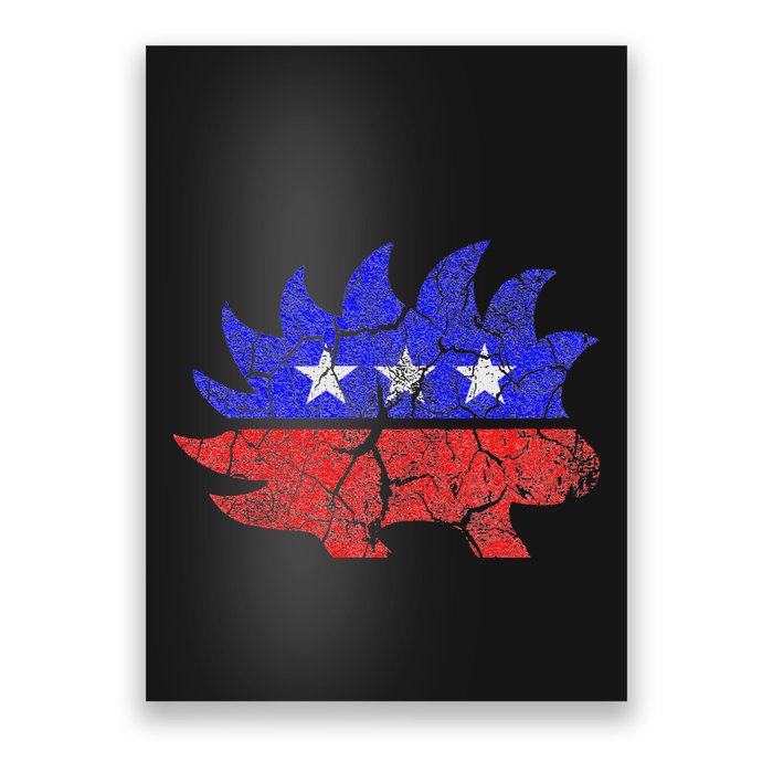 Libertarian Party Porcupine More Freedom Less Government Poster