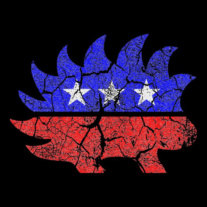 Libertarian Party Porcupine More Freedom Less Government Poster