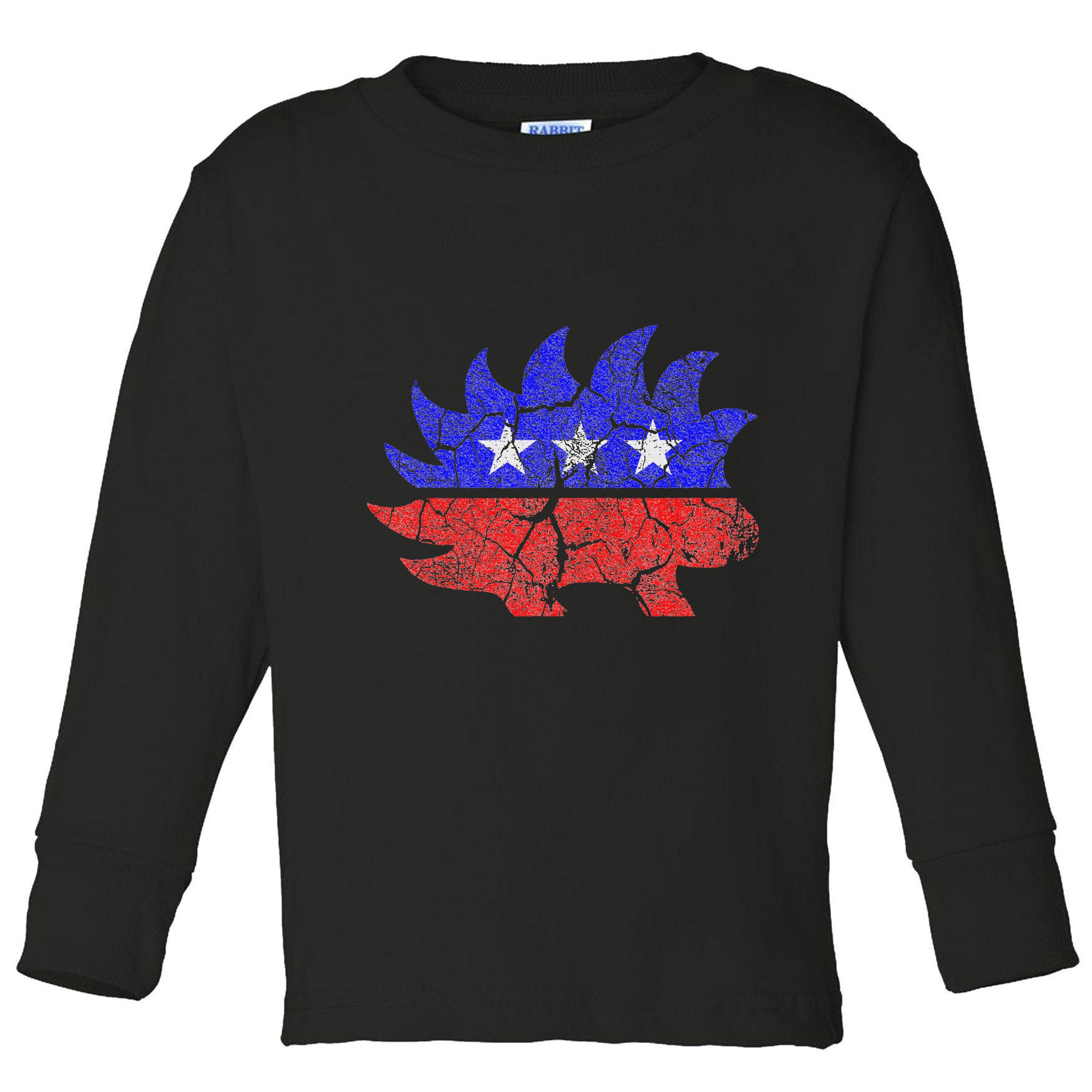 Libertarian Party Porcupine More Freedom Less Government Toddler Long Sleeve Shirt