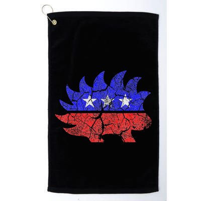 Libertarian Party Porcupine More Freedom Less Government Golf Towel