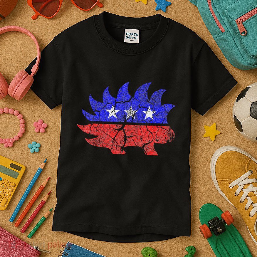 Libertarian Party Porcupine More Freedom Less Government Kids T-Shirt