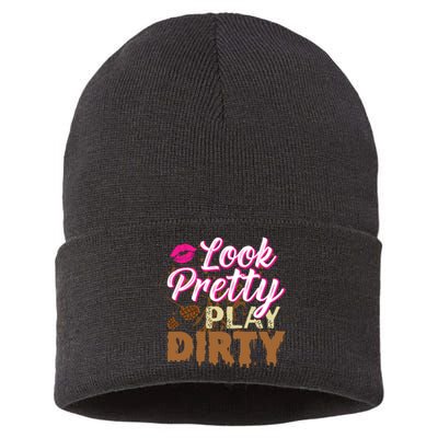 Look Pretty Play Dirty Mud Run Outfit for Wo Mud Run Team Sustainable Knit Beanie