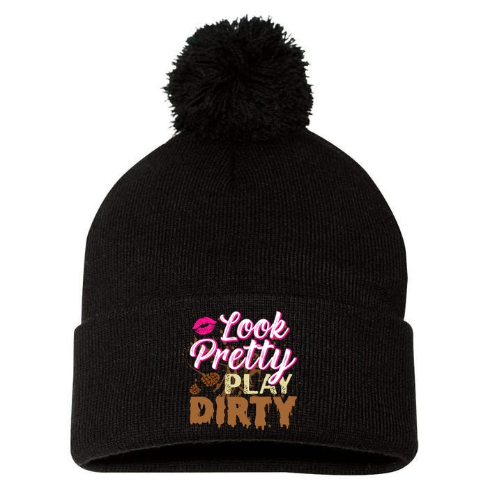 Look Pretty Play Dirty Mud Run Outfit for Wo Mud Run Team Pom Pom 12in Knit Beanie