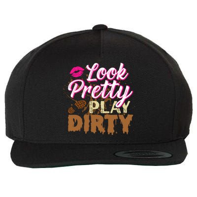 Look Pretty Play Dirty Mud Run Outfit for Wo Mud Run Team Wool Snapback Cap