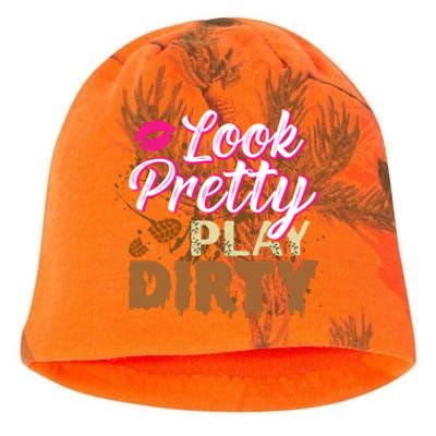 Look Pretty Play Dirty Mud Run Outfit for Wo Mud Run Team Kati - Camo Knit Beanie