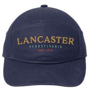 Lancaster Pennsylvania Pa Usa Hometown Pride Cool Gift 7-Panel Snapback Hat