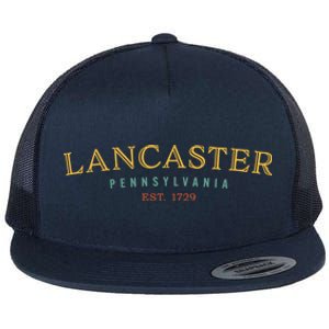 Lancaster Pennsylvania Pa Usa Hometown Pride Cool Gift Flat Bill Trucker Hat