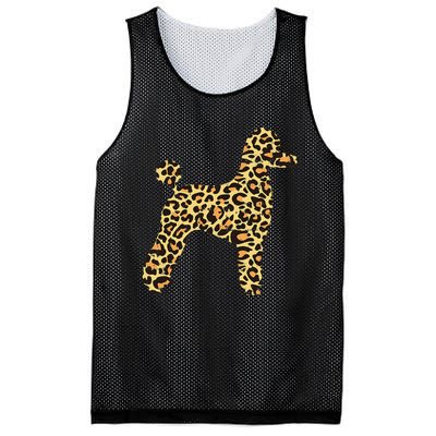 Leopard Print Poodle Pet Dog Owner Lover Mesh Reversible Basketball Jersey Tank