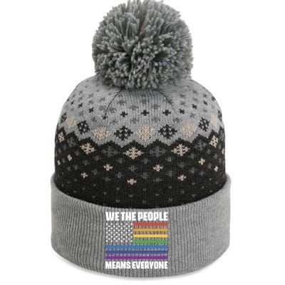 Lgbt Pride Parade We The People Means Everyone The Baniff Cuffed Pom Beanie