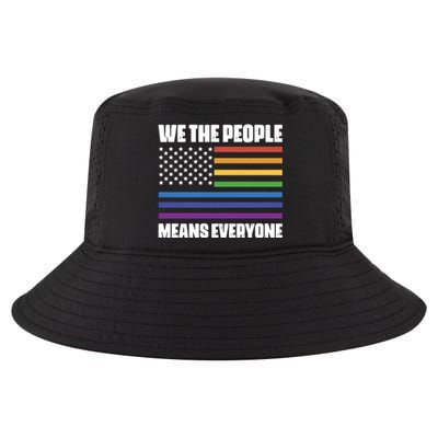 Lgbt Pride Parade We The People Means Everyone Cool Comfort Performance Bucket Hat