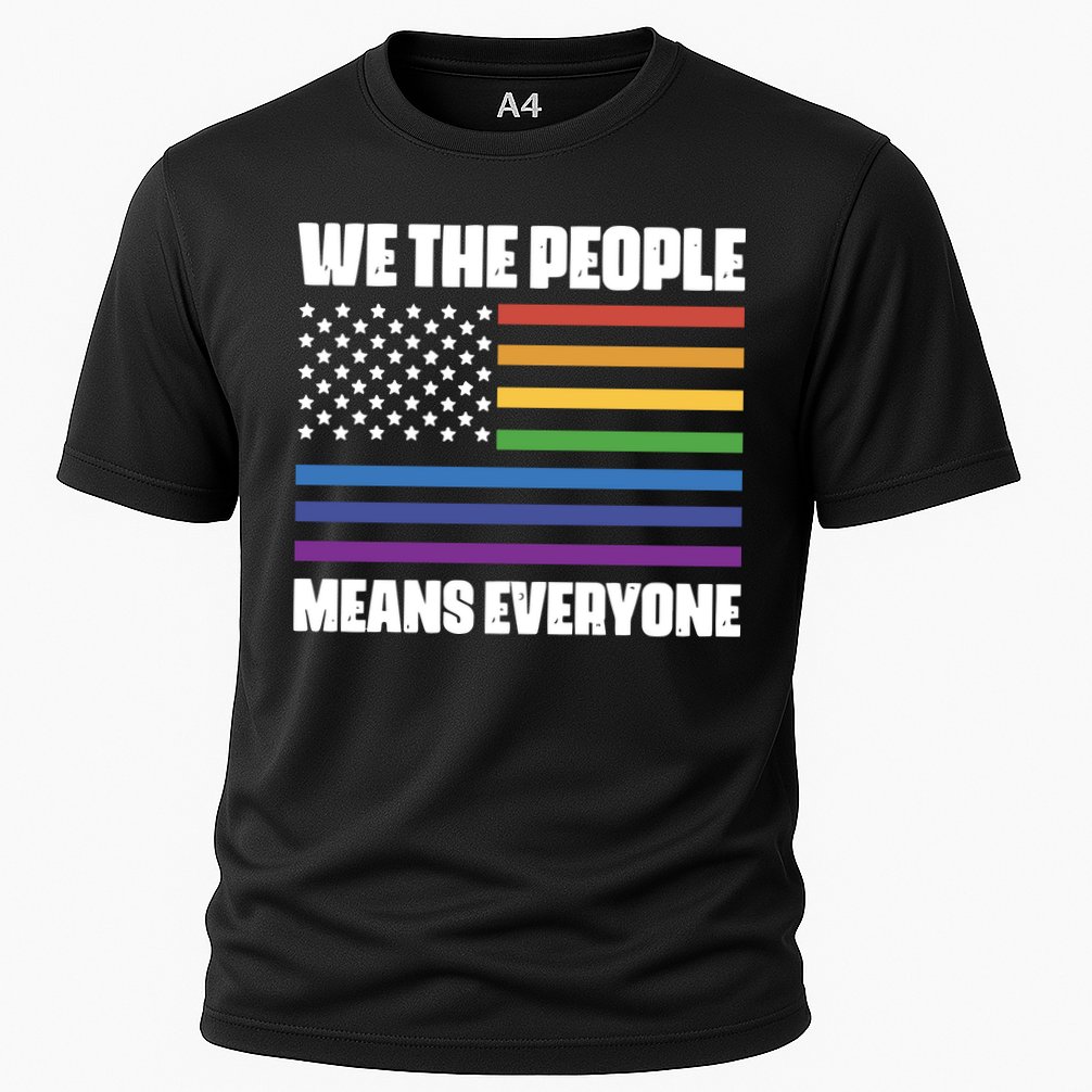 Lgbt Pride Parade We The People Means Everyone Cooling Performance Crew T-Shirt
