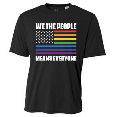 Lgbt Pride Parade We The People Means Everyone Cooling Performance Crew T-Shirt