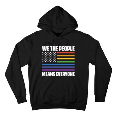 Lgbt Pride Parade We The People Means Everyone Hoodie