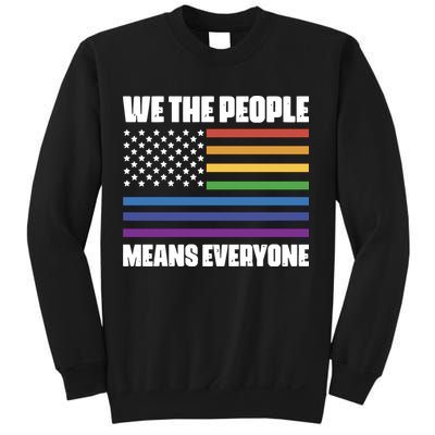 Lgbt Pride Parade We The People Means Everyone Sweatshirt