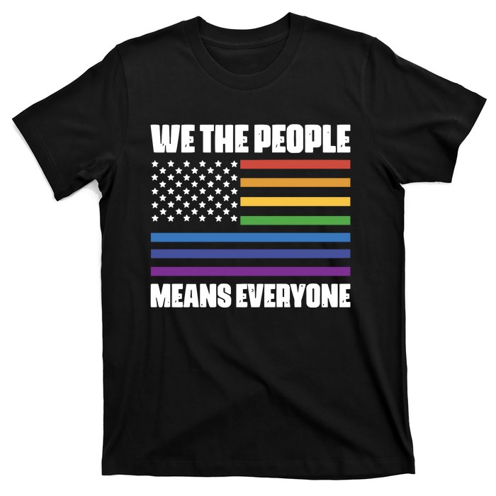 Lgbt Pride Parade We The People Means Everyone T-Shirt