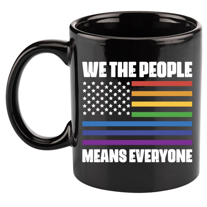 Lgbt Pride Parade We The People Means Everyone 11oz C Handle Ceramic Mug