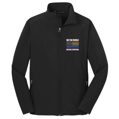 Lgbt Pride Parade We The People Means Everyone Core Soft Shell Jacket