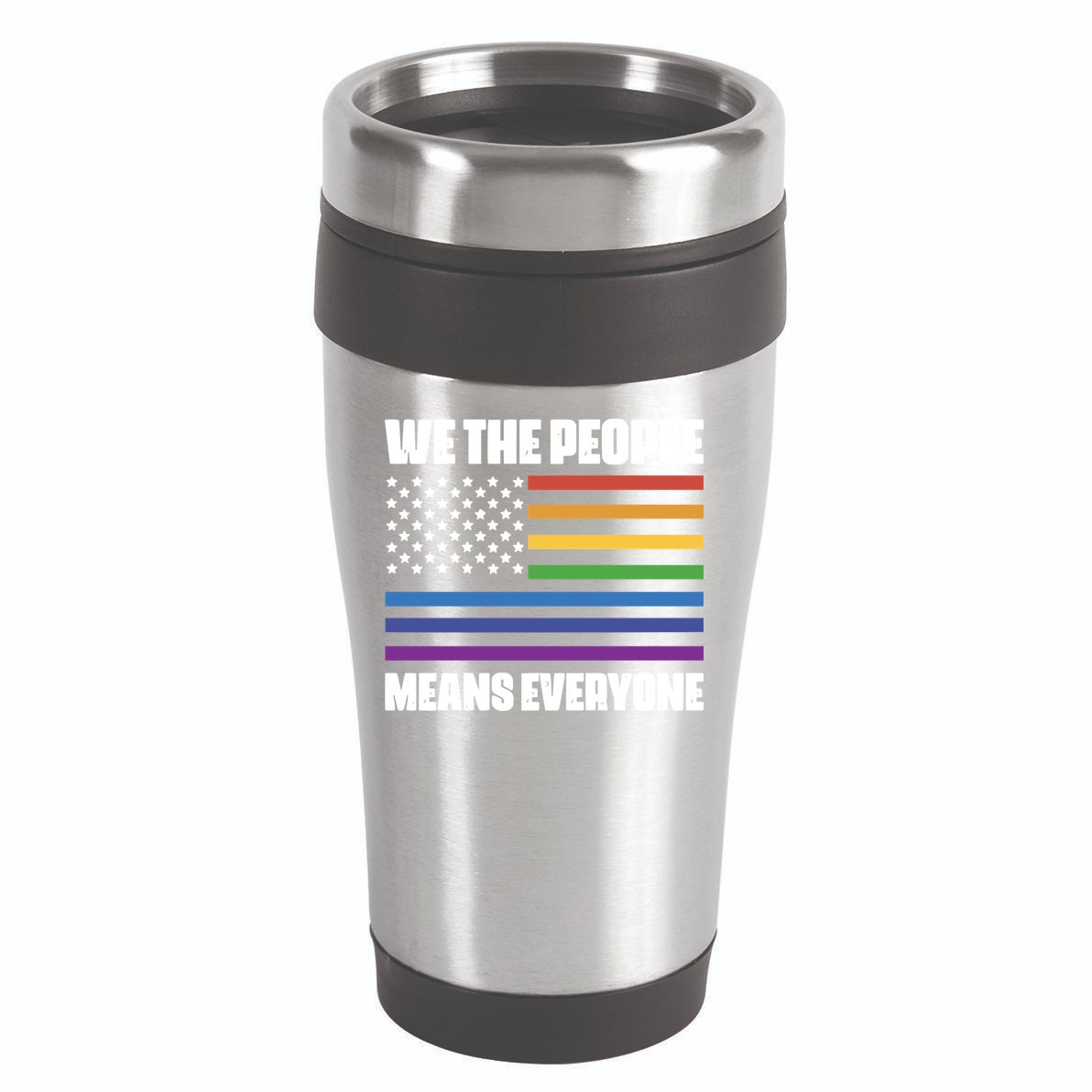 Lgbt Pride Parade We The People Means Everyone 16oz Travel Tumbler